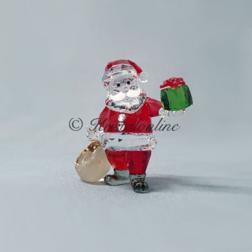 Swarovski Kristal | Kerst | Vrolijk Kerstfeest | Kerstman met Cadeauzak | 5539365